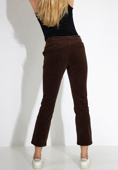 SHIELA MANCHESTERBYXA - Brown