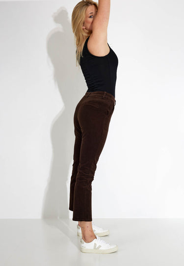 SHIELA MANCHESTERBYXA - Brown