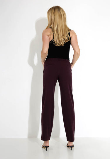 EMILY STRAIGHT TROUSERS - Dk port