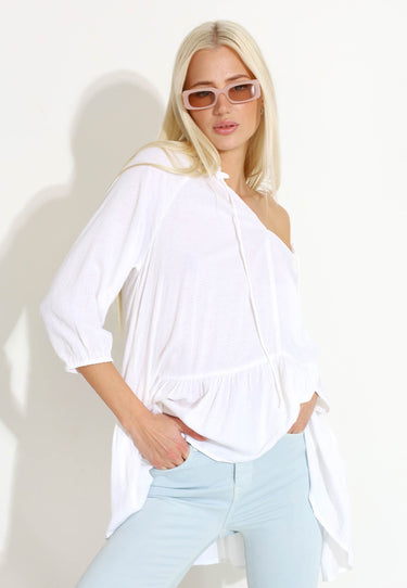 MADELEINE TUNIKA - Chalk white
