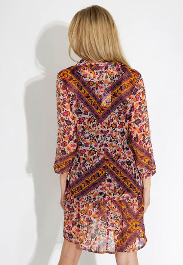 ALEXIA TUNIC - pink print