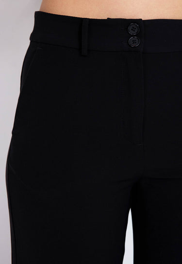 CALLIE CROP BYXA - Black