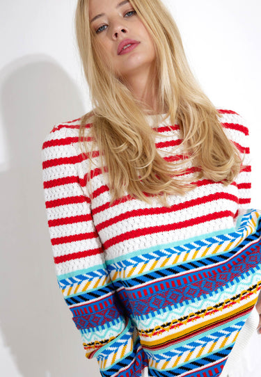 KNITTED SWEATER - Patterned