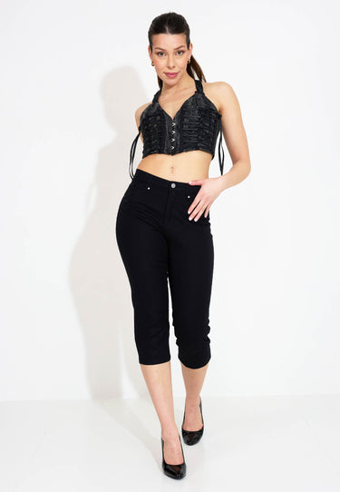 PALMI COTTONSTRETCH - Black