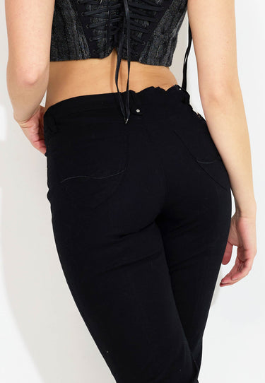PALMI COTTONSTRETCH - Black