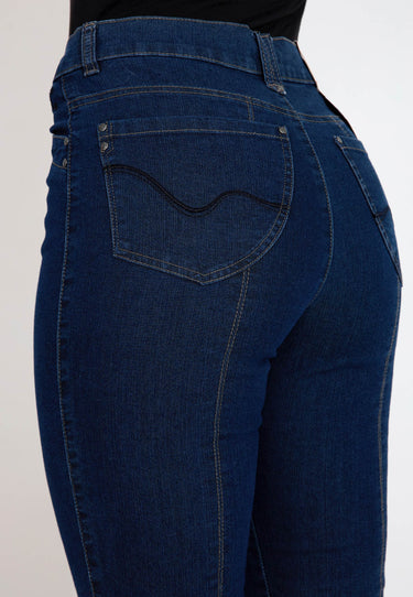 RIVOLI STRETCH DENIM - Pants - Dark Stonewash