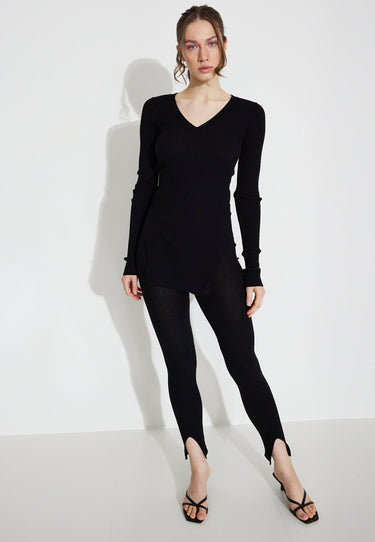 CARLIE PANTS - Svart