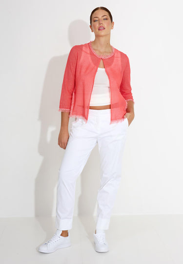 CARDIGAN 00605 - Röd