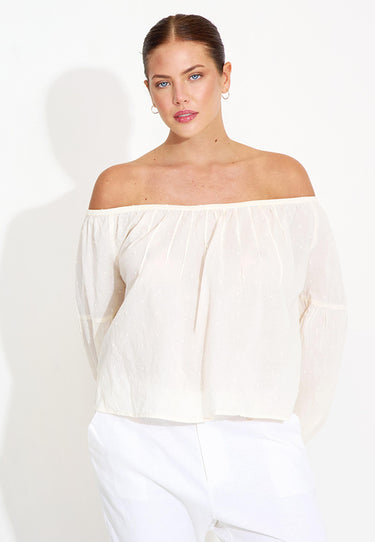 BLOUSE SLEEVELESS 09109 - Vit