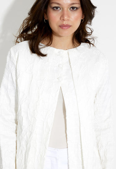 BLOUSE GINKO PRINT - Vit