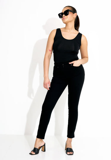DENIM SLIM FIT - Svart
