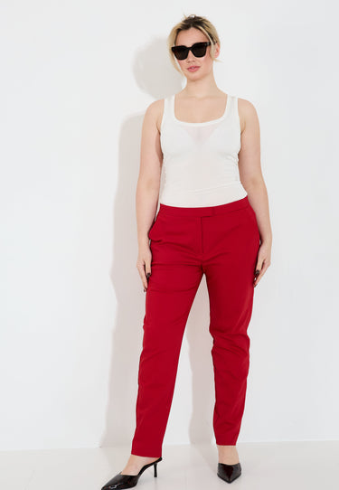 03513 NY TROUSERS - Röd