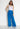 SILK WIDE LEG TROUSERS 03669 - Blå