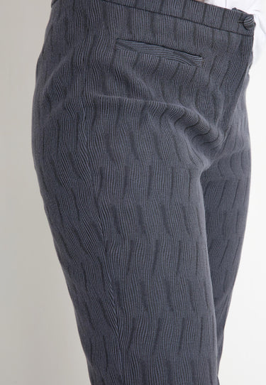 03543 PANTALONE NY JAQUARD STRETCH - Grå