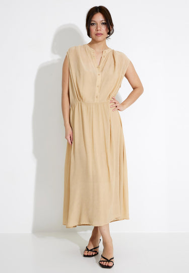 NEO ABITO DRESS - Light brownbeige