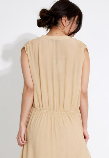 NEO ABITO DRESS - Light brownbeige
