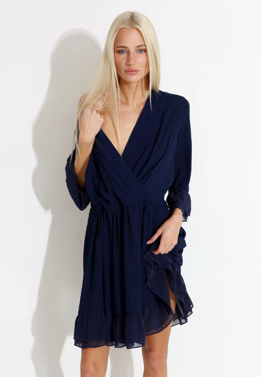 SCAGLIA ABITO DRESS - Blå