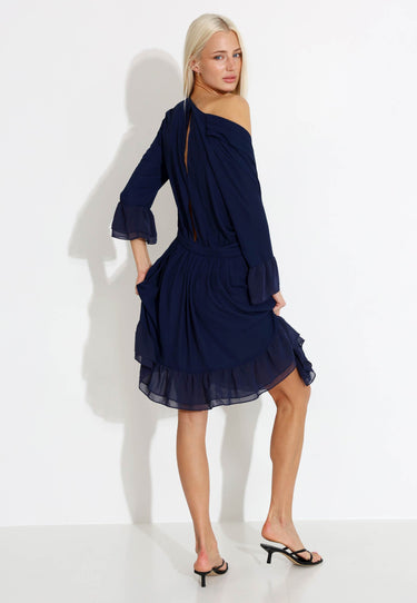 SCAGLIA ABITO DRESS - Blå