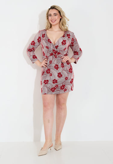 TICINO ABITO DRESS - Röd