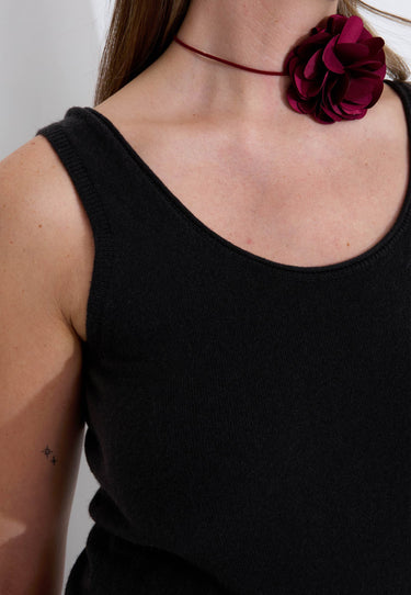 CANOTTA IN CASHMERE 09558 - Svart