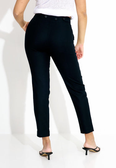 03521 PANTALONE CIDETT, FONDO E VITA - Blå
