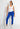 03666 VELVET TROUSERS - Blå