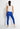 03666 VELVET TROUSERS - Blå