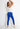 03666 VELVET TROUSERS - Blå