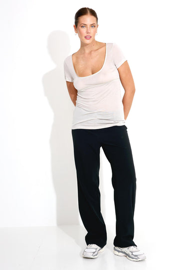 T-SHIRT TENCEL 03553 - grå