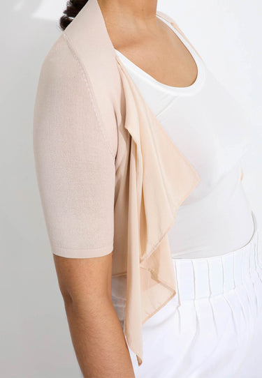 TOP COVERSHOULDERS 00506 - beige