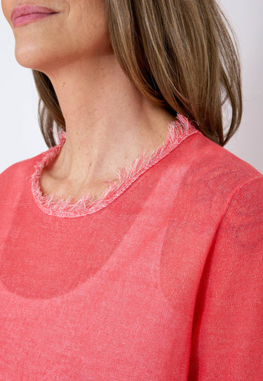 TOP SWEATER - Röd