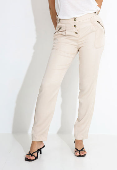 09116 TROUSERS - beige