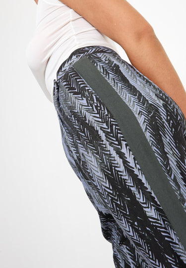 09048 PRINTED TROUSERS - Flerfärgad