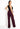 03528 LARGE PANTS - Mörkröd