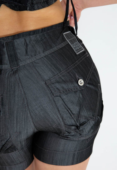 TOM BOY SHORTS - Svart Silver