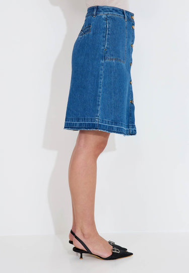 DENIM SKIRT - Bluedenim