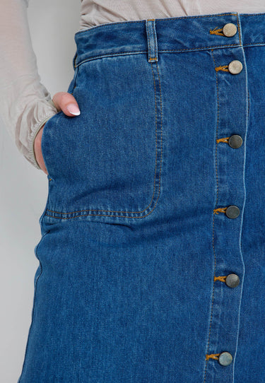 DENIM SKIRT - Bluedenim