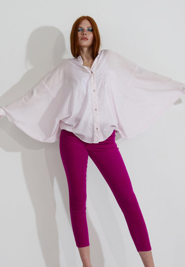 VELVET TROUSERS - Lila
