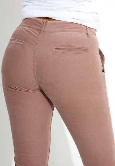 09568 TROUSERS - Ljusbeige