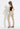 PANTALONE IN RASO DI COTONE - beige