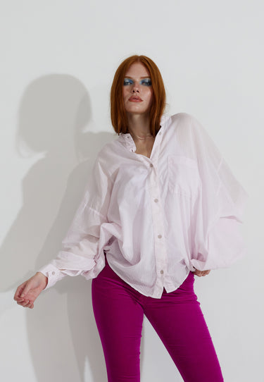 SKJORTA OVERSIZED - Rosa