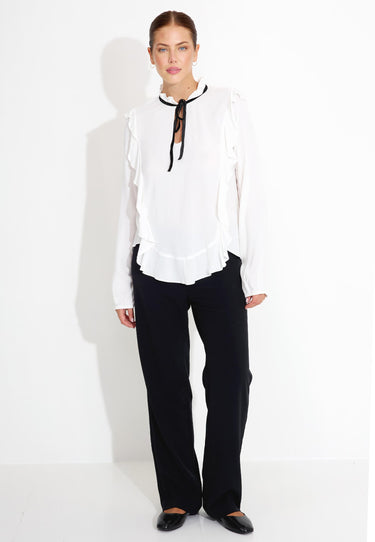 LISALOTTA BLOUSE SEASON 184 - Vit