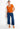 BLUS CAMICIA - Orange