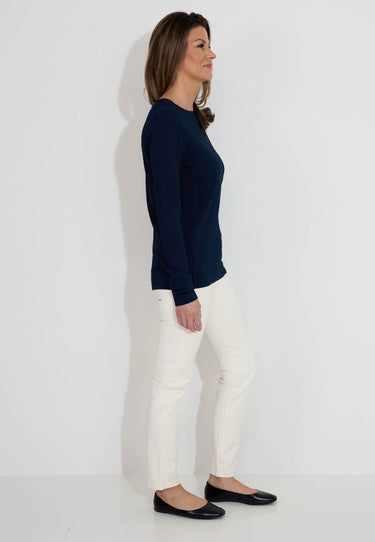 AUBENAS SWEATER - Navy blue