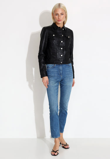 LEATHER JACKET - CK Black