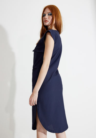 DEBORAH DRESS - Navy