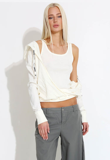 PULLOVER - Weiß