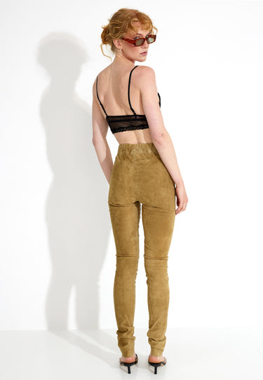 LEGGING SUEDE STRETCH - Army