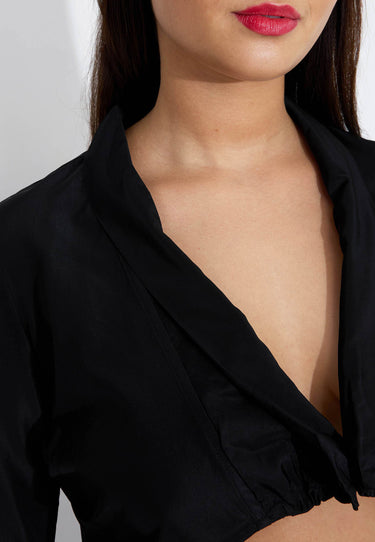 TAFFETA LIONA - Svart
