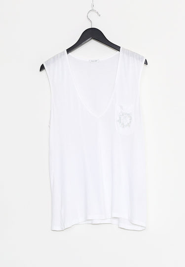 GILI ROSE COURTNEY LINEN - White